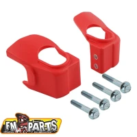 FM-PARTS ЗАХИСТ DOLNEJ ЗАПЧАСТИНИ АМОРТИЗАТОРА ПЕРІД (Z КОМПЛЕКТОМ MONTAZOWYM) BETA RR/X-TRAINER КОЛІР ЧЕРВОНИЙ