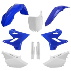 POLISPORT КОМПЛЕКТ ПЛАСТІКОВ (ПОВНИЙ KIT) YAMAHA YZ 125/250 '15-'20 W КОМПЛЕКТІ TABLICA ПЕРІД (8678400001) I КРИШКИ AMORTYZAROROW (8352000001) КОЛІР СИНІЙ БІЛИЙ OEM