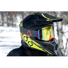 ШОЛОМ SHOT AMOQ METEOR V2, КОЛІР ЧОРНИЙ З НЕОНОВИМ, РОЗМІР M