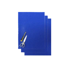 BLACKBIRD COLOURED SHEET СИНЯ 47X33CM (3PCS)