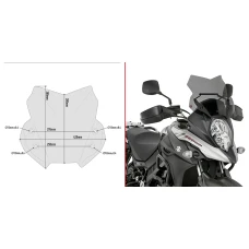 GIVI СПОЙЛЕР SUZUKI DL650 VSTROM'17