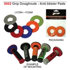 PROGRIP НАКЛАДКИ (PIANKI ANDTYODCISKOWE - DONUTZ) NA ПЕРЕМИКАЧІ PG5002 КОЛІР ЧЕРВОНИЙ (PG5002RD)