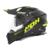 МОТОШОЛОМ NOX OFFROAD \/ TRAIL DUOSPORT (DUAL) N312 ЧОРНИЙ\/СРІБНИЙ\/ПОМАРАНЧЕВИЙ МАТОВИЙ КОЛІР  ЧОРНИЙ\/ЖОВТИЙFLUO МАТОВА РОЗМІР XL - зображення 1