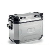 KAPPA 2025/05 КОФР БІК 37L MONOKEY CAM SIDE KVG37A K'VOYAGER АЛЮМІНІЙ ЛІВИЙ КОЛІР СРІБНИЙ