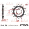 JT ШЕСТЕРНЯ ПЕРІД Z ГУМА CF MOTO NK 650 '16-'24, CL-X 700 '21-'25, BENELLI TRK 702 \/ X ЄВРОПА 5 '23-'24, (LANC. 520) - зображення 1