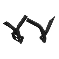 RACETECH КРИШКИ РАМИ (КОМПЛЕКТ) BI-MATERIAL СУПЕР GRIP BETA RR 125-480 '20-21 КОЛІР ЧОРНИЙ