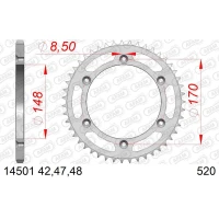 AFAM 2026/06 ШЕСТЕРНЯ ЗАД 804 42 SUZUKI DR 600 (85-89), DR 650 (90-95)(LANC. 520) (JTR828.42)