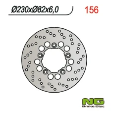 NG ДИСК ТОРМОЗНИЙ ЗАД KAWASAKI ZX6R (95-97), ZX 7R (96-03), ZXR 750 (230X82X6)