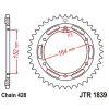 ЗАДНЯ ЗІРКА JR 841 56 YAMAHA SR 400 (2RD) '91-00', SR 500 '91-00' (84156JT) (LANC.428) - зображення 1