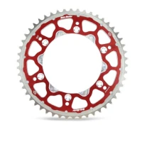 ЗАДНЯ ЗІРОЧКА MOTO-MASTER DUAL RING (СТАЛЕВО-АЛЮМІНІЄВІ) 899 49 (89949) КОЛІР ЧЕРВОНИЙ KTM/HUSQVARNA/HUSABERG/GASGAS (JTA897.49) (LANC. 520)