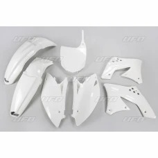 UFO КОМПЛЕКТ ПЛАСТІКОВ KAWASAKI KXF 250 '09- '12 КОЛІР БІЛИЙ (KA212E047)
