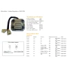 DZE РЕГУЛЯТОР НАПРУГИ SUZUKI DR350 SE 95-99, LS650 96-11, SV650 98-01 (32800-24B01) (ESR123) (35A) - зображення 3