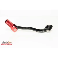 ACCEL РИЧАГ ЗМІНИ ПЕРЕДАЧ HONDA CRF 250R '04-'09, CRF 250X '04-'17 АЛЮМІНІЙ КОЛІР ЧОРНИЙ, НАКОНЕЧНИК ЧЕРВОНА