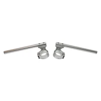 ACCEL КЕРМО ДВОЧАСТНА РЕГУЛЬОВАНА STREET CLIP-ON КРОНШТЕЙН 54MM КОЛІР СРІБНИЙ - АКЦІЯ