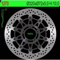 NG ДИСК ТОРМОЗНИЙ ПЕРІД DUCATI 796/821/1078/1100/1200 '11-'16 (320X72X5) (5X8,5MM) - POTESTOWA