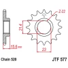 JT ЗІРОЧКА ПЕРІД 441 15 YAMAHA XT 600 '89-'98, XTZ 660 '91-'98 (44115JT) (LANC. 520) - зображення 2