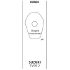 OXFORD КРІПЛЕННЯ (ЗАГЛУШКА) ПОВОРОТІВ DO SUZUKI SV 650, GSXR 600\/750\/1000 (96-05) ПЕРІД I ЗАД (STARY КОД: OF867) - зображення 2