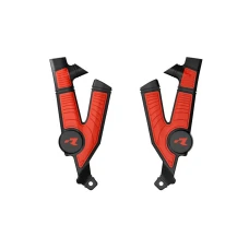 RACETECH (RTECH) 2025/12 КРИШКИ РАМИ (КОМПЛЕКТ) BI-MATERIAL СУПЕР GRIP TALARIA STING MX4 / MX5 / TL4000 / TL5500 '23-'25 КОЛІР ЧОРНИЙ / ЧЕРВОНИЙ