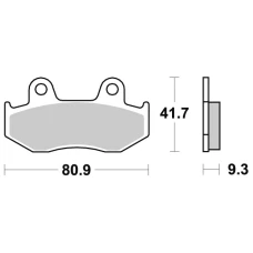 SBS BRAKEPADS КЕРАМІЧНІ