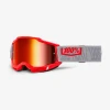 100 ПРОЦЕНТ ОКУЛЯРИ ACCURI 2 GATORBACK - RED MIRROR LENS- КОЛІР CZERWONY\/SZARY- СКЛО ЧЕРВОНА ЗЕРКАЛО - зображення 1