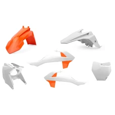 POLISPORT КОМПЛЕКТ ПЛАСТІКОВ KTM SX 65 '16-'23 КОЛІР OEM КОЛІР ПОМАРАНЧ БІЛИЙ