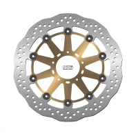 NG ДИСК ТОРМОЗНИЙ ПЕРІД DUCATI 749/848/999/1000/1100 '02-17 (320X72X4,5MM) (5X8,5MM) WAVE PLYWAJACA ЗОЛОТИЙ МАТЕРІАЛ