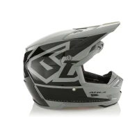 6D HELMETS ШОЛОМ CROSS/ENDURO МОДЕЛЬ ATR-3 HEX GLOSS BLACK КОЛІР ЧОРНИЙ/СІРИЙ РОЗМІР L ( 58 - 59 CM )