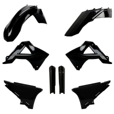 КОМПЛЕКТ ПЛАСТИКА POLISPORT (ПОВНИЙ KIT) GAS GAS EC/EC-E 125 '10; EC/EC-E 200 '10; EC/EC-E 250 '10; EC-EC-E 300 '10 EC/EC-F '10 В КОМПЛЕКТІ ПЕРЕДНЯ ПАНЕЛЬ (8398500006) КОЛІР ЧОРНИЙ