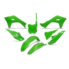 UFO ПЛАСТИК KIT 5-PARTS OEM ЗЕЛЕНИЙ KX250F 25-.. KX450F 24-..
