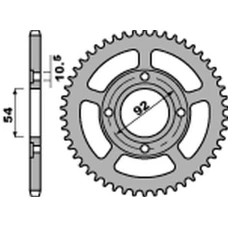 ЗАДНЯ ЗІРКА PBR 4432 45 F YAMAHA TZR 50 RR / X-POWER '03-'09 (JTR1078.45) (LANC. 420) (STD.-2)