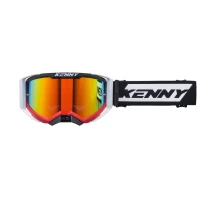 KENNY RACING ОКУЛЯРИ PERFORMANCE EVO 2 RED WHITE-CLEAR LENS- СКЛО PRZEZROCZYSTA КОЛІР CZERWONY/BIALY/CZARNY