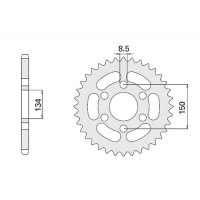 ЗАДНЯ ЗІРКА CHT 463 46 KAWASAKI KMX 125 86-03 (-2) (463-46) (JTR.463.46)
