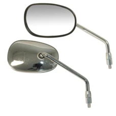 EMGO 2025/02 ДЗЕРКАЛО KAWASAKI VN 900 VULCAN CLASSIC '14-'18 ПРАВА (OEM: 56001-0283) ХРОМ (УЗОР ОРИГІНАЛУ) (УПРАВЛІННЯ)