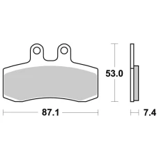 SBS BRAKEPADS КЕРАМІЧНІ
