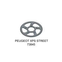 TEC-X ЗАДНЬОГО SPROCKET, 52 ЗУБІВ (420), Ø62MM, PEUGEOT XPS STREET (ALU-WHEEL)