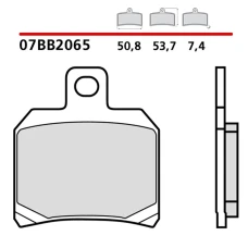 BREMBO 2026/03 КОЛОДКИ ДИСКОВІ ТОРМОЗНІ KH266 GENUINE SINTER (SPIEK METALICZNY MIESZANKA OEM) ПЕРІД/ЗАД