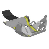 CROSSPRO ЗАХИСТ ДВИГУНА АЛЮМІНІЙ ПІДХОДИТЬ DO: SUZUKI DR-Z4S, DR-Z4SM, DR-Z (DRZ) 400 '25-, КОЛІР СРІБНИЙ