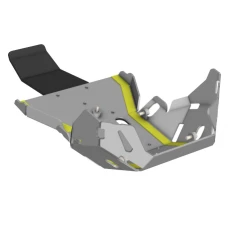 CROSSPRO ЗАХИСТ ДВИГУНА АЛЮМІНІЙ ПІДХОДИТЬ DO: SUZUKI DR-Z4S, DR-Z4SM, DR-Z (DRZ) 400 '25-, КОЛІР СРІБНИЙ