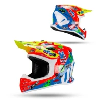 UFO 2026/01 ШОЛОМ KOREY CROSS DZIECIECY / JUNIOR / KID КОЛІР NIEBIESKI/CZERWONY/ZOLTY NEON РОЗМІР M (ECE 22R06) - KOLEKCJA 2026