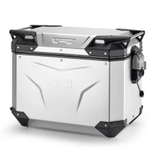 GIVI TREKKER OUTBACK EVO ANODIZED АЛЮМІНІЙ SIDE-CASE ЛІВА 48LTR, SOLD БЕЗ ЗАМОК