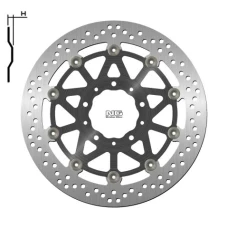 NG ДИСК ТОРМОЗНИЙ ПЕРІД KAWASAKI Z1000/ZZR1400 '17-20 (310X80X5,5MM) (5X10,5MM) PLYWAJACA (МАТЕРІАЛ АЛЮМІНІЙ)