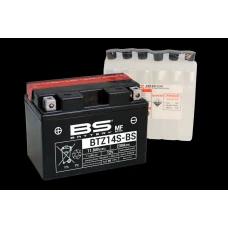 BS АКУМУЛЯТОР BTZ14S-BS (YTZ14S, YTZ14S-BS) 12V 11,2AH 150X86X110 BEZOBSLUGOWY - ELEKTROLIT OSOBNO (230A) (4) UE2019/1148