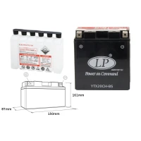 LANDPORT АКУМУЛЯТОР YTX20CH-BS (YTX20A-BS) 12V 18AH 150X87X161 BEZOBSLUGOWY - ELEKTROLIT OSOBNO (4) UE2019/1148