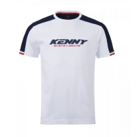 ФУТБОЛКА МОТО KENNY RACING RACING БІЛИЙ/СИНІЙ РОЗМІР L