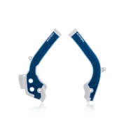 ACERBIS НОВИЙ ТОВАР 2024/02 КРИШКИ РАМИ X-GRIP KTM SX SXF HUSQVARNA TC 125 FC 25 350 450 16-20 BIALO – NIEBIESKIE - 0021726.232