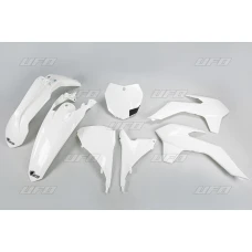 UFO КОМПЛЕКТ ПЛАСТІКОВ KTM SX/SXF '13-'15, SX 250 '16 КОЛІР БІЛИЙ (KT515E047)