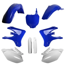 POLISPORT КОМПЛЕКТ ПЛАСТІКОВ (ПОВНИЙ KIT) YAMAHA YZ 250F '05; YZ 450F '05 W КОМПЛЕКТІ TABLICA ПЕРІД (8658000003) I КРИШКИ AMORTYZAROROW (8398100001) КОЛІР СИНІЙ БІЛИЙ OEM