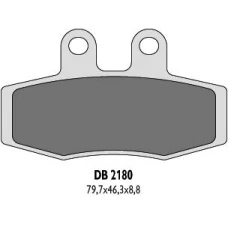 DELTA BRAKING КОЛОДКИ ДИСКОВІ ТОРМОЗНІ KH132 - ZASTEPUJA DB2180MX-D І DB2180QD-D