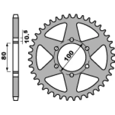 ЗАДНЯ ЗІРКА PBR 1030 43 C45 LAVERDA 747 97-99 (LANC. 520)