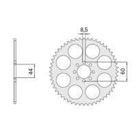 CHT ЗІРОЧКА ЗАД 4461 52 YAMAHA DT 50R 99-02 (2078-52) (JTR1832.52)